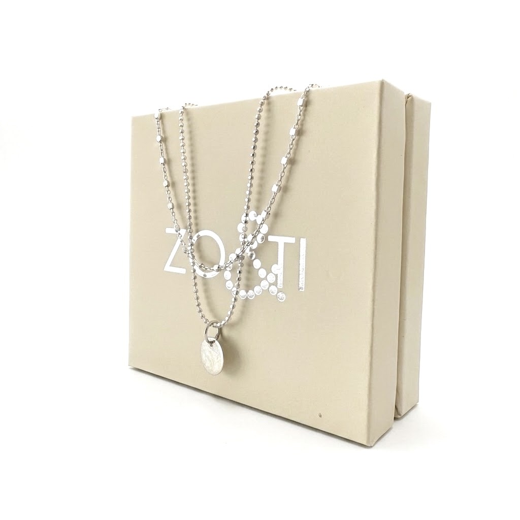 Collier deux chaînes en Argent 925 et médaille-Aurel – Image 4