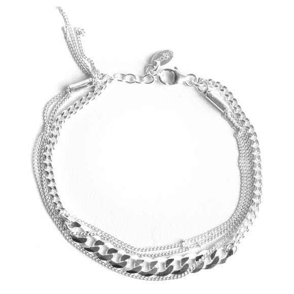 Bracelet rock en maille Argent 925-Gorette – Image 2