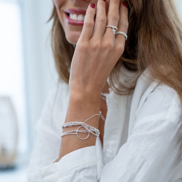 Bracelet chaîne et cercle en Argent 925-Angel – Image 4