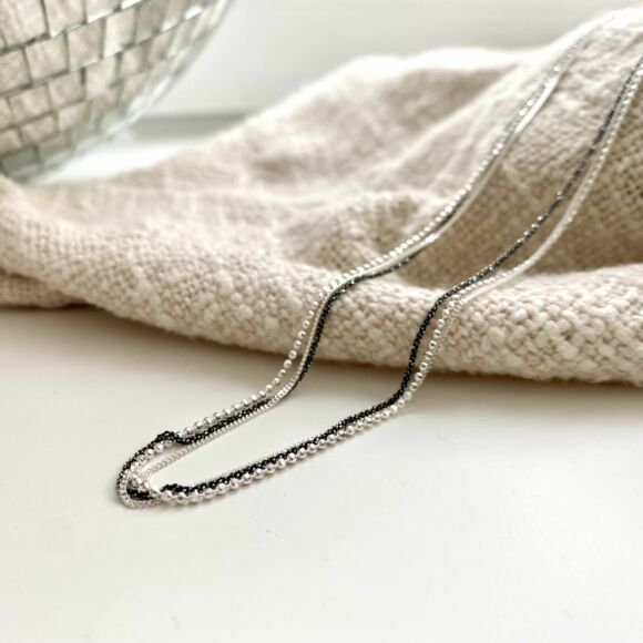 Collier triple chaînes en Argent 925 - Estelle – Image 3