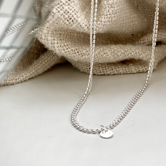 Bracelet triple tour en Argent 925 ou collier -Zoé – Image 4