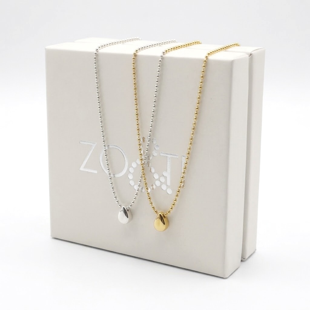 Collier ras-du-cou en Argent 925-Gisèle