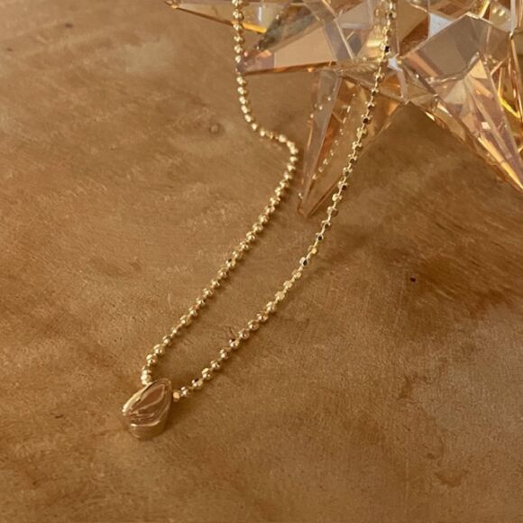 Collier ras-du-cou en Argent 925-Gisèle - Argent doré