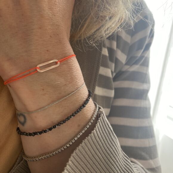 Bracelets à partager sur cordon en Argent 925 - Infini link – Image 4