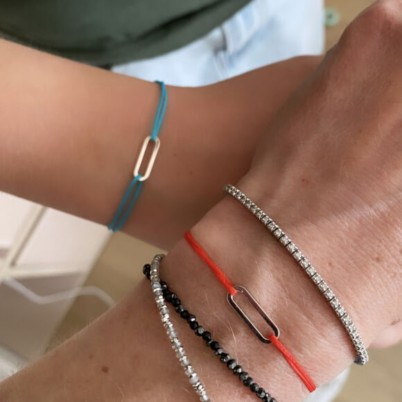 Bracelets à partager sur cordon en Argent 925 - Infini link – Image 2