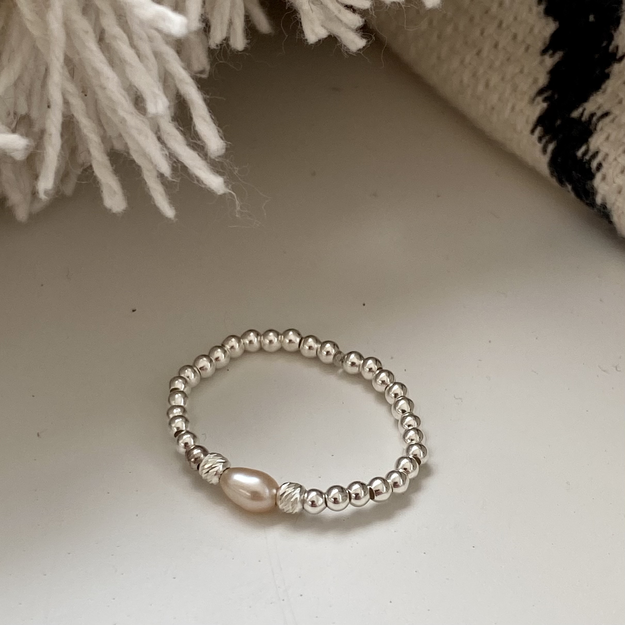 Bague elastique argent hotsell