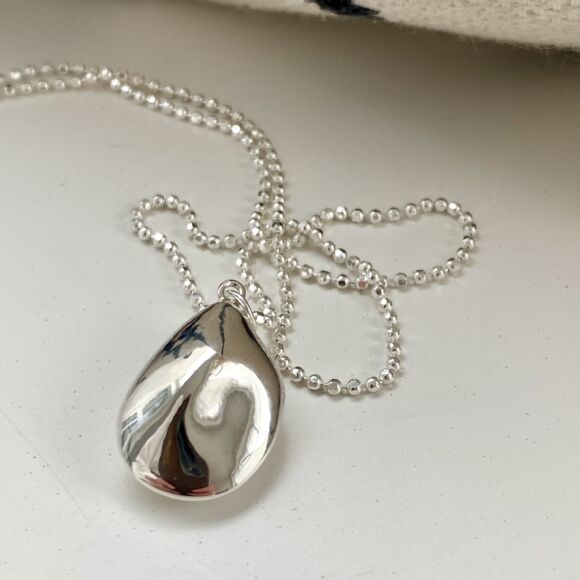 Collier long et pendentif en Argent massif - Audace – Image 3