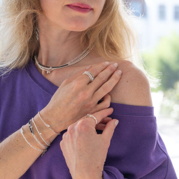 Collier perles en Argent 925 - Aude – Image 2
