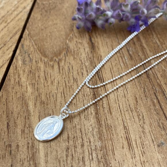 Collier double en Argent 925 - Madone – Image 4