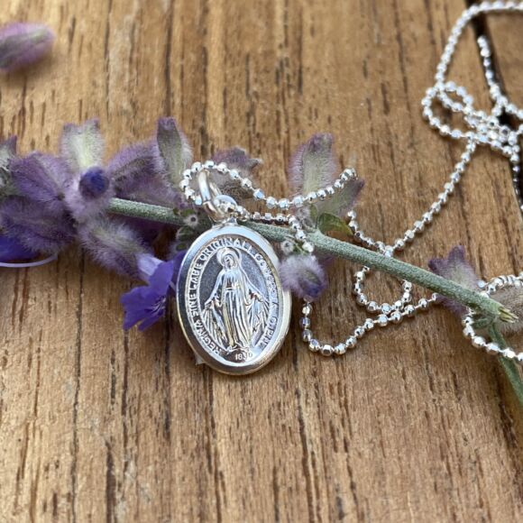 Collier double en Argent 925 - Madone – Image 3