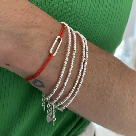 Bracelet perles facettes en Argent 925 - Audrey – Image 7