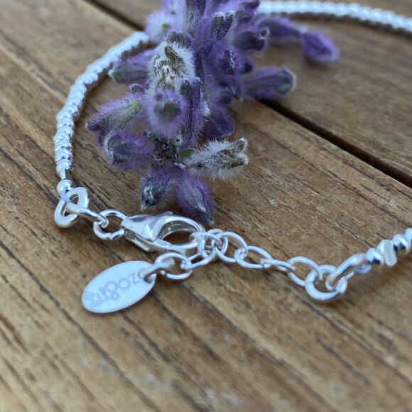 Bracelet perles facettes en Argent 925 - Audrey – Image 5