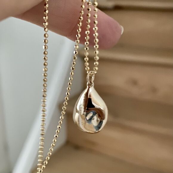 Collier Argent doré et pendentif plaqué Or - Audace