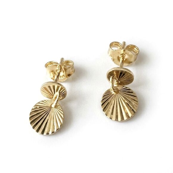 Boucles d'oreilles en Argent doré - Nova