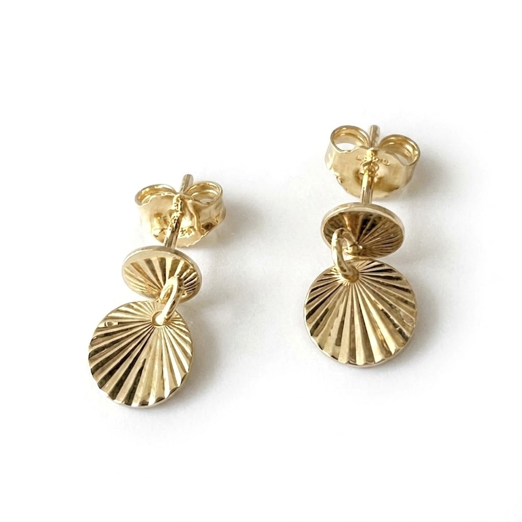 Boucles d'oreilles en Argent doré - Nova