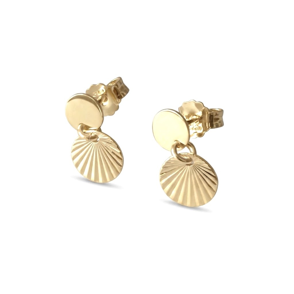 Boucles d'oreilles en Argent doré - Nova – Image 3