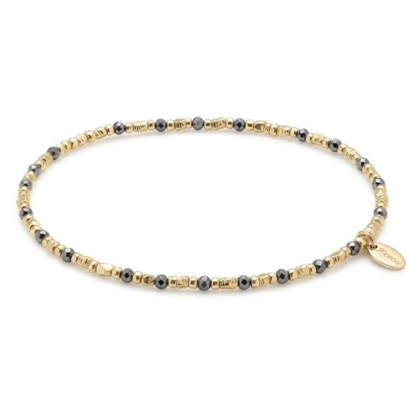 Bracelet élastique en Argent doré - Elle