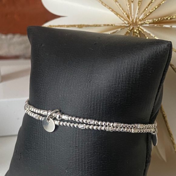 Bracelet élastique double tour-Lucile