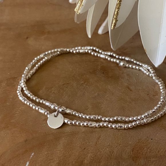 Bracelet élastique double tour-Lucile – Image 5