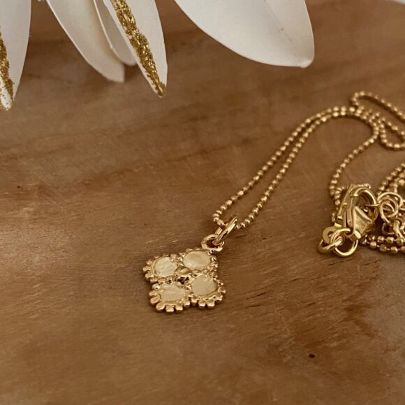 Collier court en Argent doré et plaqué-or-Joy – Image 3