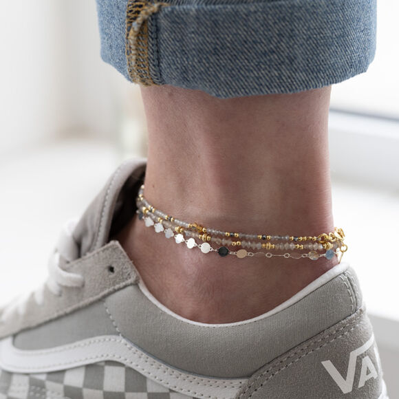 Bracelet de cheville en Argent 925 - Charlotte – Image 2