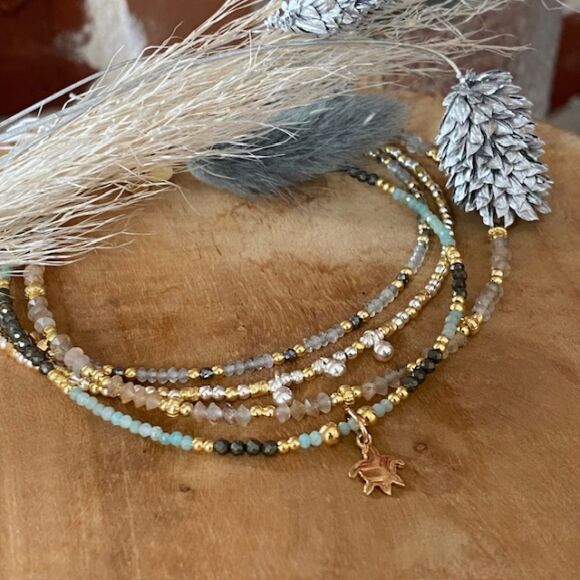 Bracelet de cheville bicolore - Emma – Image 5