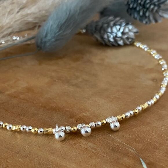 Bracelet de cheville bicolore - Emma – Image 4