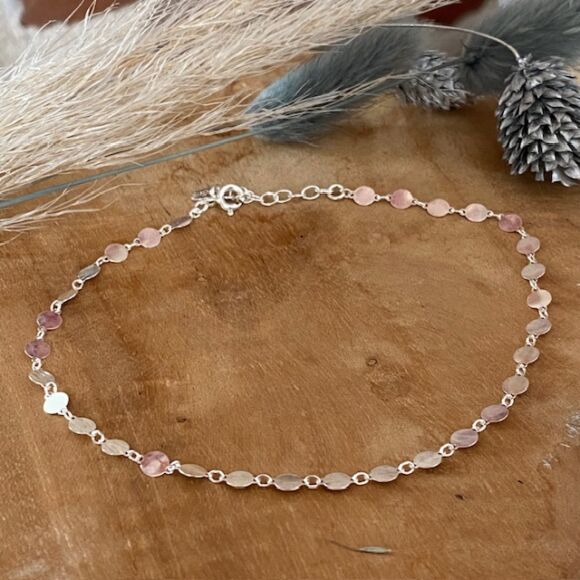 Bracelet de cheville en Argent 925 - Charlotte