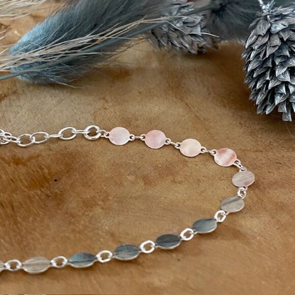 Bracelet de cheville en Argent 925 - Charlotte – Image 5
