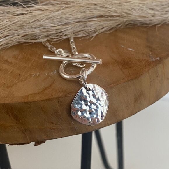 Collier en Argent massif avec fermoir barrette - Alba – Image 4