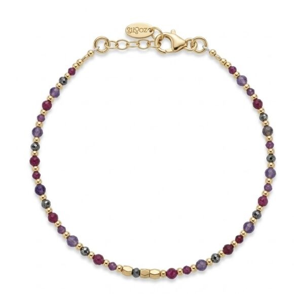 Bracelet Multicolore en pierres semi-précieuses-Rainbow