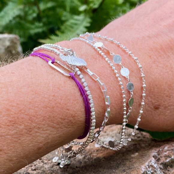 Bracelet demi-jonc en Argent 925 - Aloha – Image 3