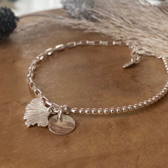 Bracelet demi-jonc en Argent 925 - Aloha