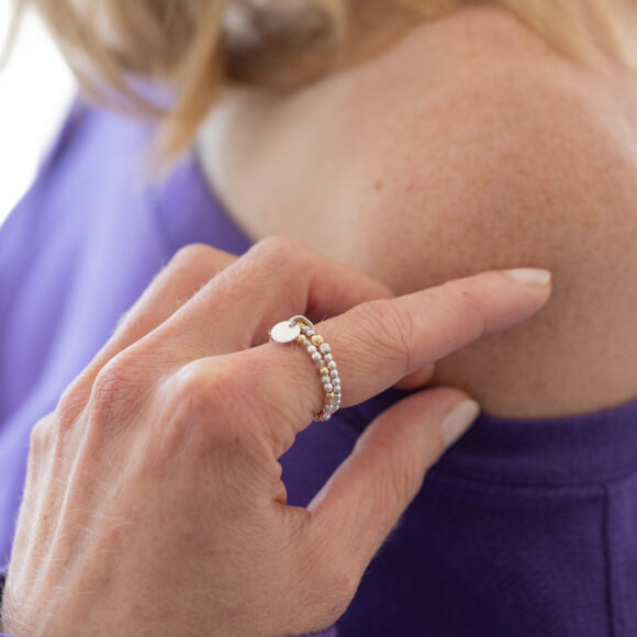 Bague en Cristal bicolore-Elsa – Image 4