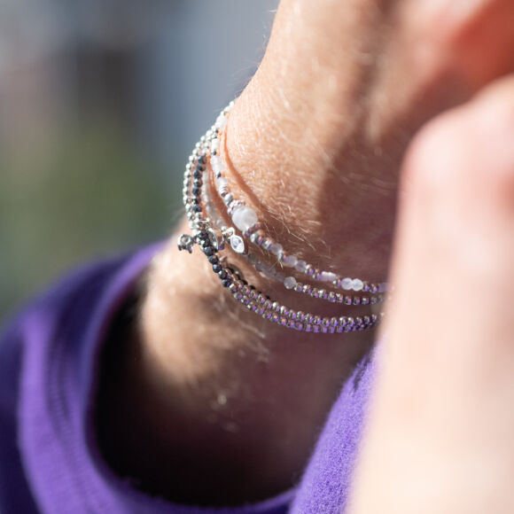 Bracelet en pierre de lune et Argent 925 - Luna
