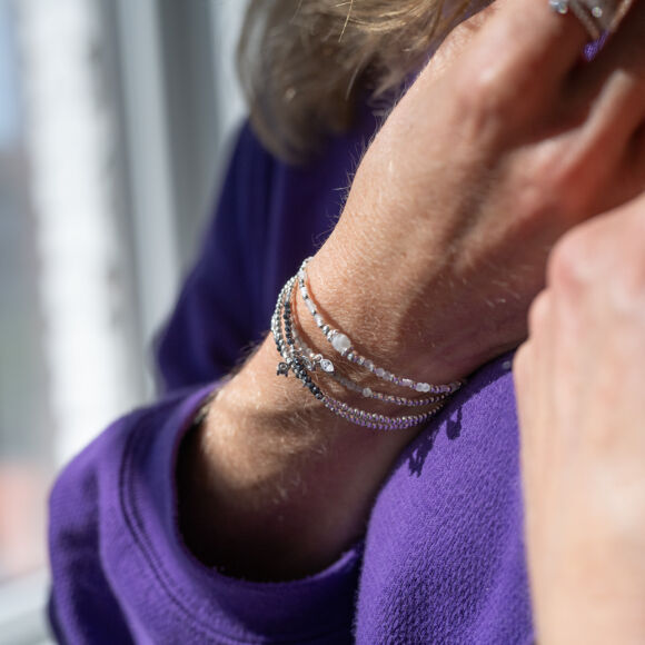 Bracelet en pierre de lune et Argent 925 - Luna – Image 6