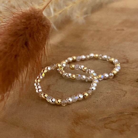 Bague en Cristal bicolore-Elsa – Image 5
