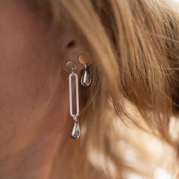 Boucles d'oreilles bicolore-Orace
