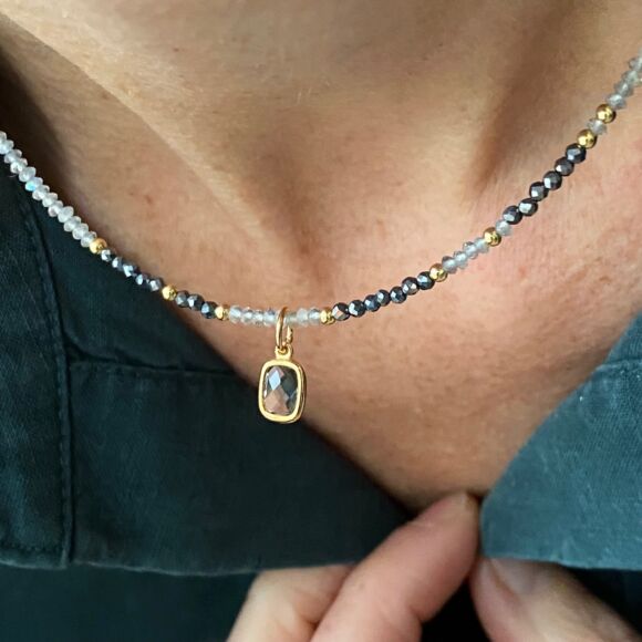 Collier en pierre semi-précieuse Monique – Image 3