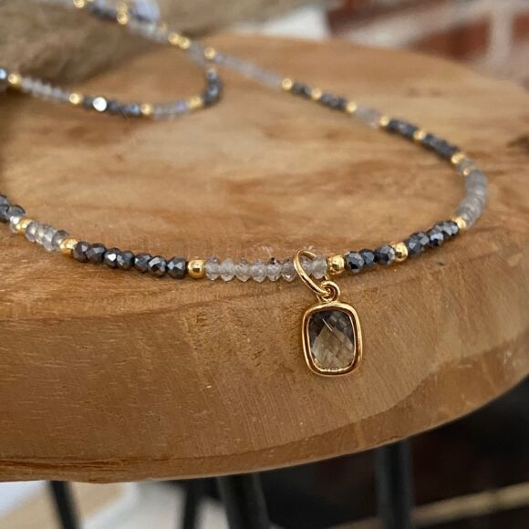 Collier en pierre semi-précieuse Monique – Image 4