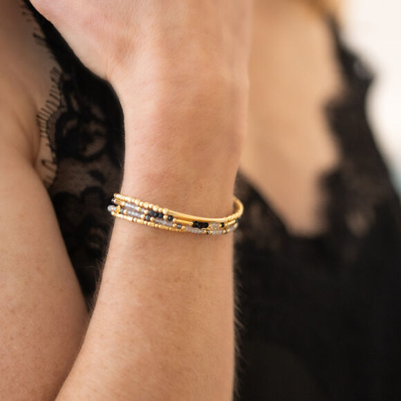 Bracelet en perles en Argent 925 ou Argent doré-Marie – Image 2