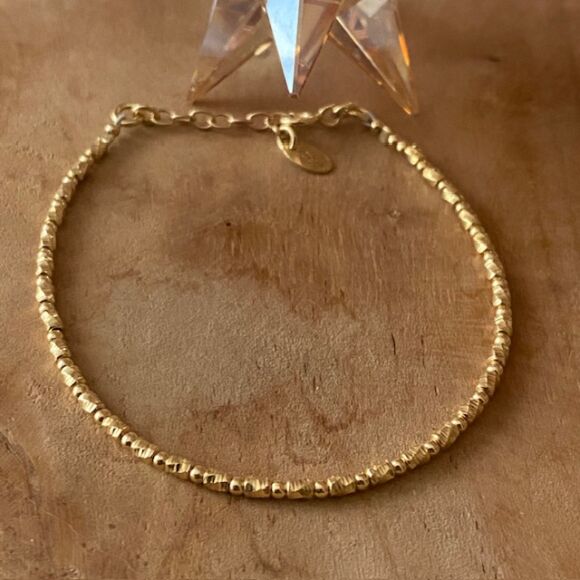 Bracelet en perles en Argent 925 ou Argent doré-Marie – Image 4