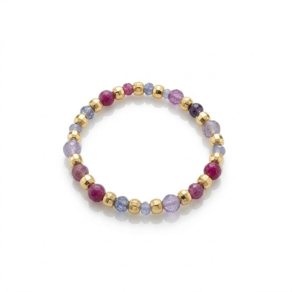 Bague en pierres semi-précieuses-Rainbow – Image 5