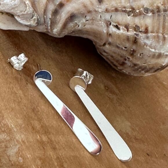 Boucles d'oreilles en Argent 925- Pendule
