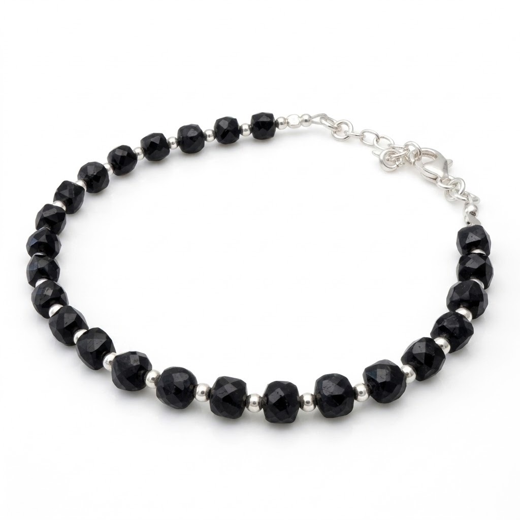 Bracelet en Saphir noir - Saphir de Minuit