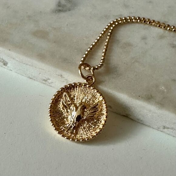 Collier en Argent doré et plaqué-or - Liberté