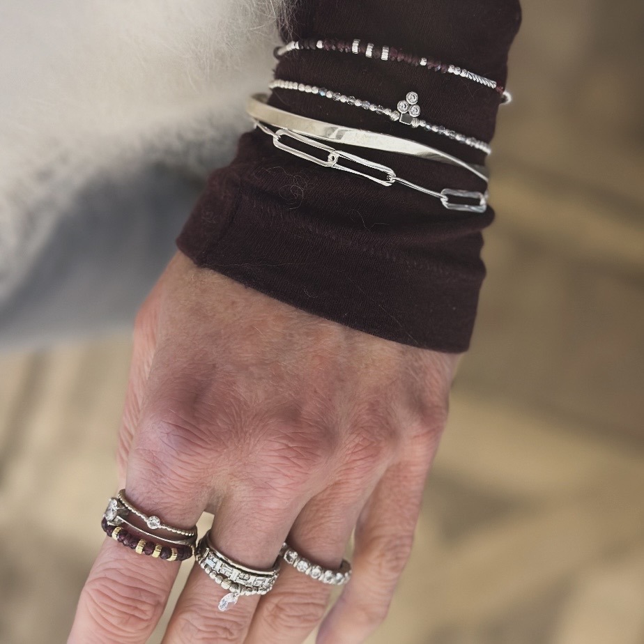 Bracelet Grenat secret en Argent 925 ou Argent doré – Image 6
