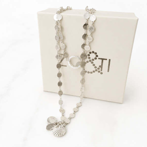 Collier sans fermoir en Argent 925-POP
