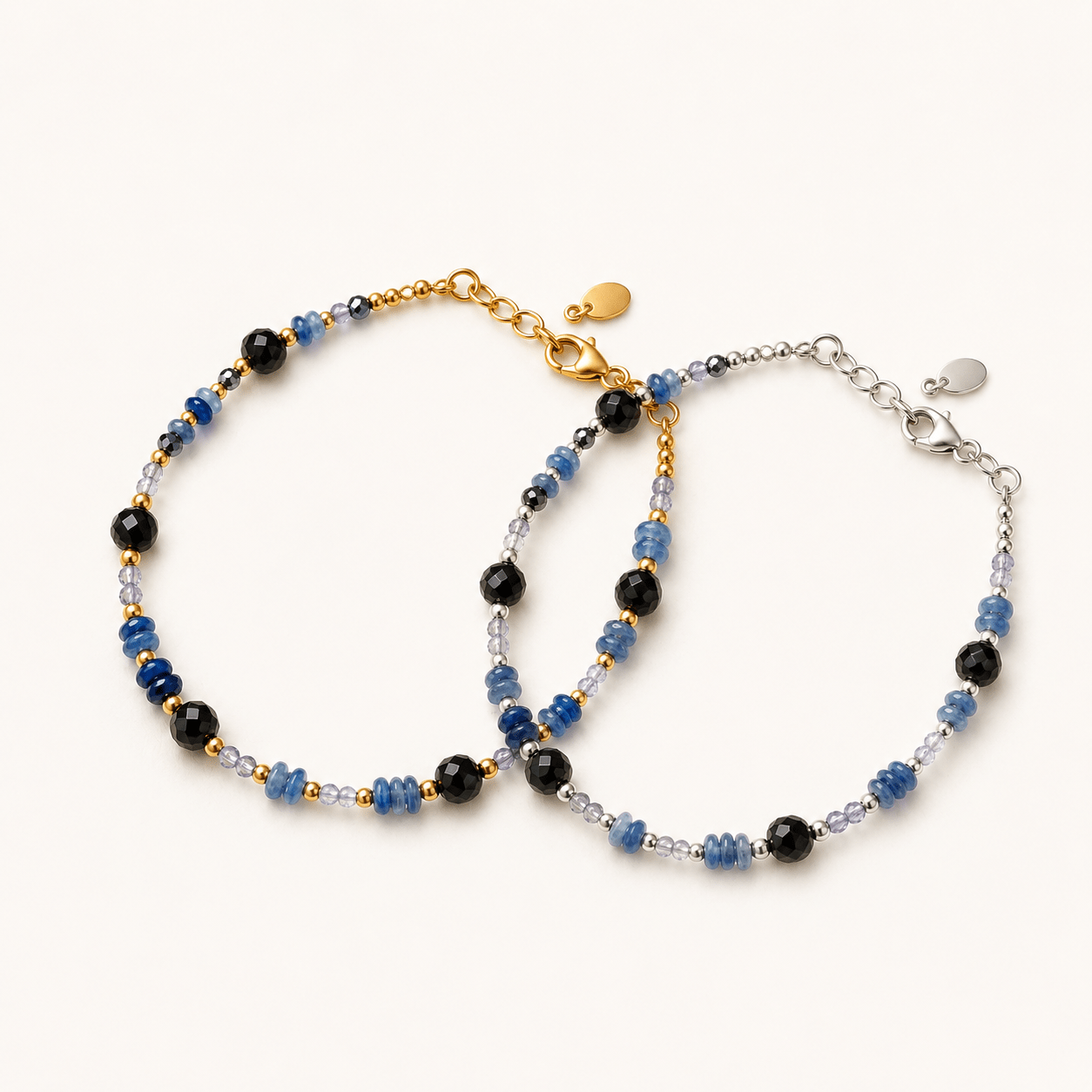 Bracelet en saphir noir et kyanite-Livia – Image 4