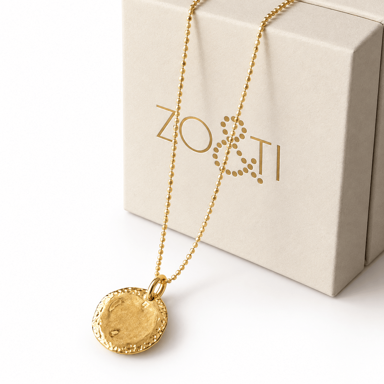 Collier médaille destructurée - Ingrid – Image 4